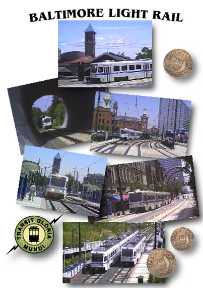 Baltimore Light Rail - Image of the front cover of the cassette case.