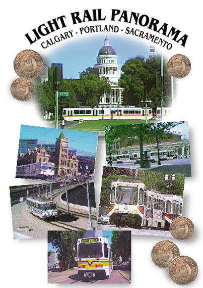 Light Rail Panorama - Image of the front cover of the cassette case.