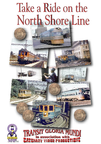Take a Ride on the North Shore Line - Image of the front cover of the cassette case.