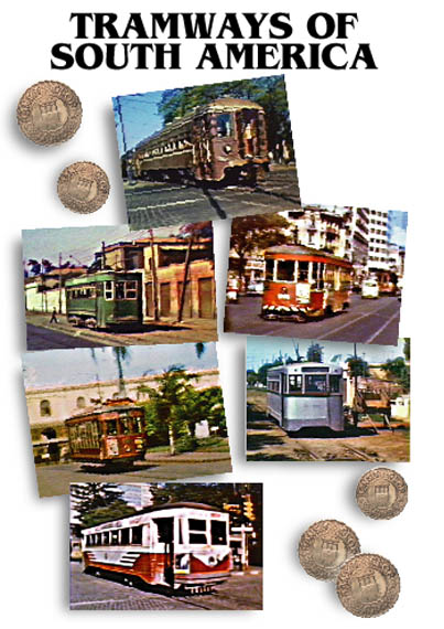 Tramways of South America - Image of the front cover of the cassette case.