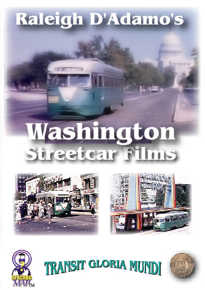 Raleigh D'Adamo's Washington Streetcar Films - Image of the front cover of the cassette case.